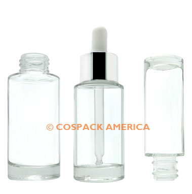 sasha clear glass bottle